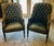 Hancock & Moore Pair of Hancock & Moore Classic Tufted Leather Bergere Chairs For Sale - Image 4 of 11
