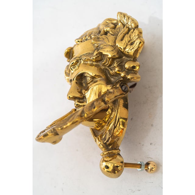1920s Art Deco Brass Door Knocker, 1920s For Sale - Image 5 of 12