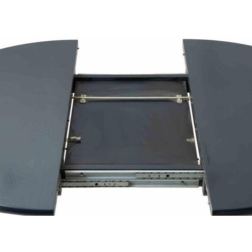 Carlo Bartoli for Segis ‘524’ Extending Dining Table, Black Lacquered Wood, realized in Italy in 1970s. A sleek and...
