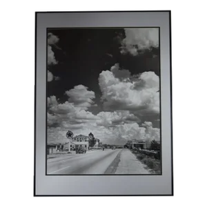 Mid 20th Century Life Route 66 Poster, Framed