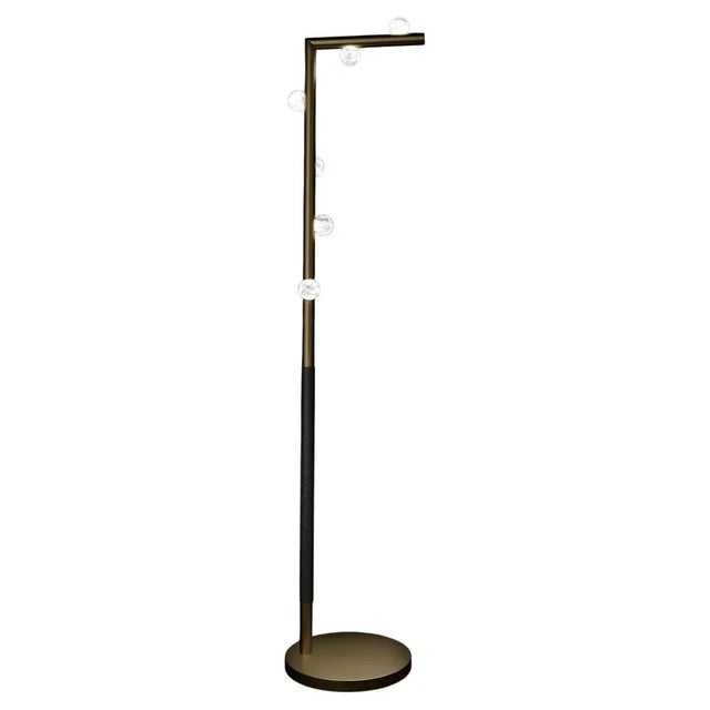 Demetra Floor Lamp in Bronze by Alabastro Italiano For Sale - Image 6 of 6