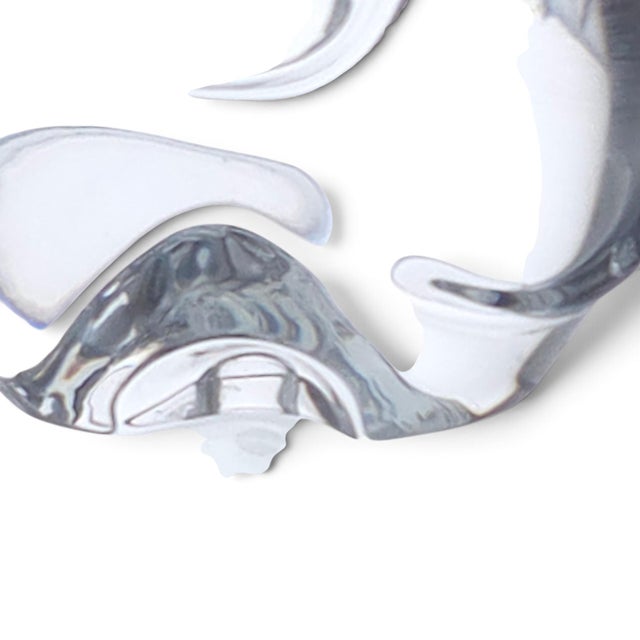 Late 20th Century VTG Baccarat Lead Crystal Elephant " Mimi " Trunk Up 3" For Sale - Image 5 of 10