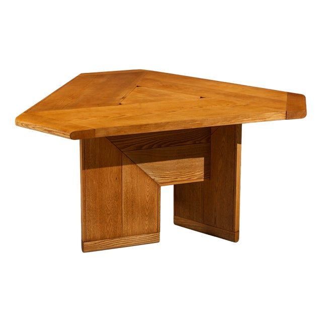 Italian Triangular Dining Table by Silvio Coppola for Montina, Italy, 1970s For Sale