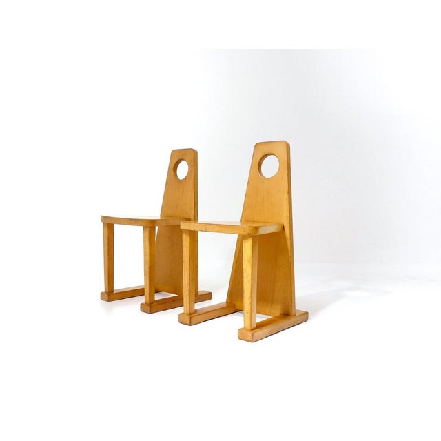 Wood Vintage Swiss Children's Chairs from Horgenglarus, 1967, Set of 6 For Sale - Image 7 of 18