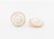 Late 20th Century Modern Mabe Blister Pearl and 14k Yellow Gold Earrings For Sale - Image 5 of 8