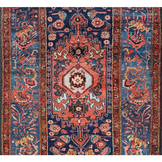Early 20th Century Tribal Kurdish Bidjar Rug With All-Over Sub-Geometric Medallion Design For Sale - Image 5 of 12
