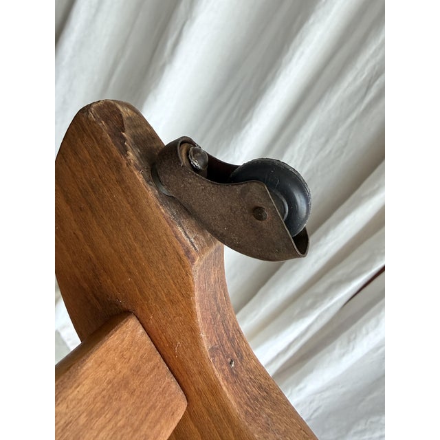 Mid-Century Modern Beech and Brass Valet Stand from Fratelli Reguitti, Italy, 1960s For Sale - Image 12 of 18