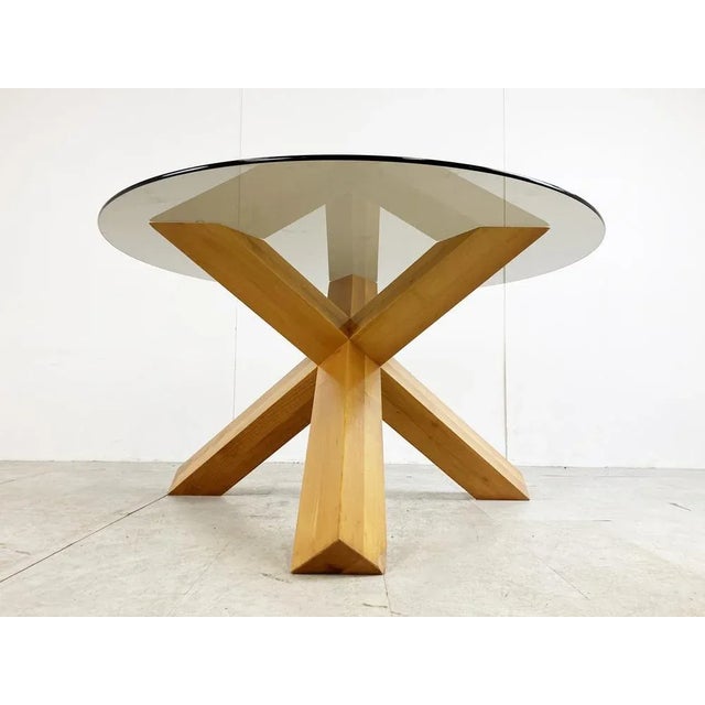Beige La Rotonda Dining Table by Mario Bellini for Cassina, 1970s For Sale - Image 8 of 10
