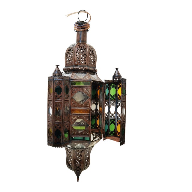 Early 21st Century Handmade Glass and Metal Ceiling For Sale