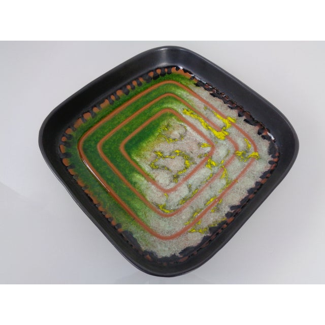 Glaze Ceramic 7402 Bowl from Karlsruher Majolika, Germany, 1960s For Sale - Image 10 of 18