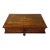 Antique Victorian English Tiger Oak Book Form Lap Desk/Stationery Box W/Inkwell For Sale