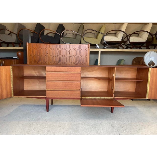 Mid-Century Modern Danish Style Teak Sideboard For Sale - Image 6 of 15