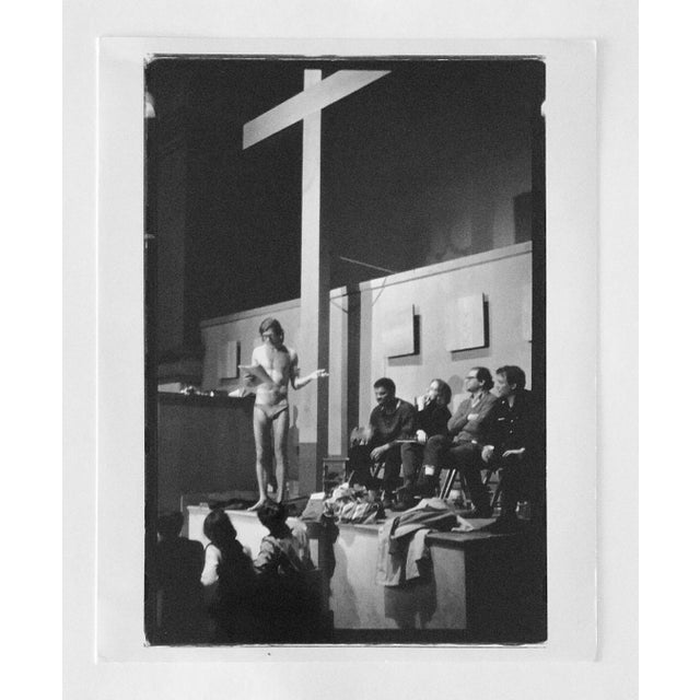 Fred McDarrah, Vintage Signed Silver Gelatin Photograph Beat Poet Peter Orlovsky Beatnik Photo, 1964 For Sale - Image 4 of 4