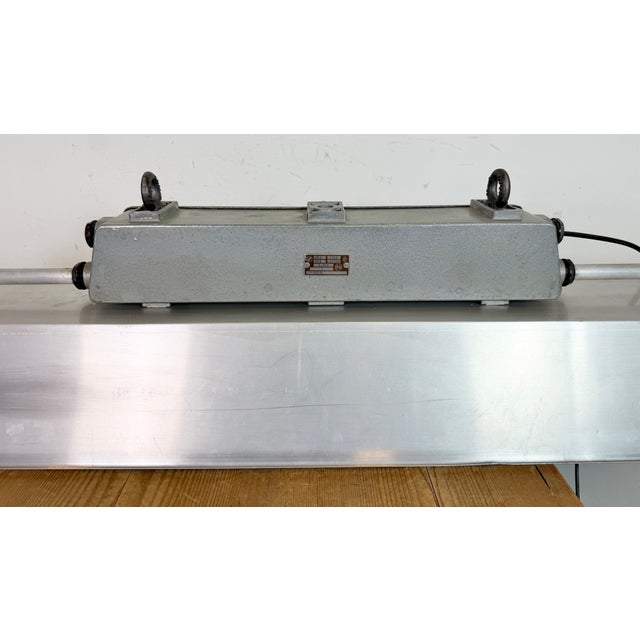 Industrial Grey Tube Light from Elektrosvit, 1970s For Sale - Image 15 of 18