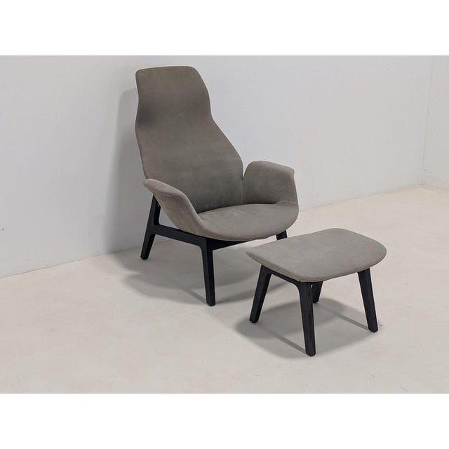 Set of Ventura Chair and Ottoman from Poliform For Sale - Image 13 of 13