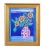 Early 21st Century Colorful Bouquet Flowers in Vase Painting Including the Antiqued Gold Wood Frame For Sale - Image 5 of 7