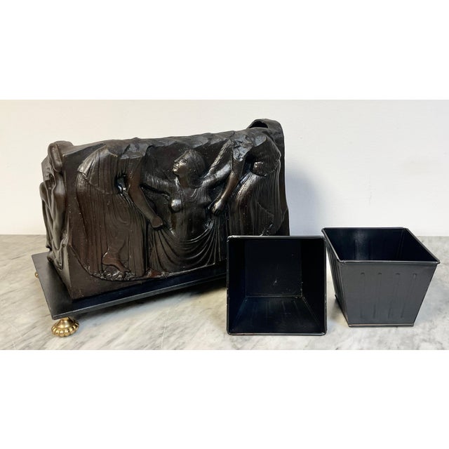 Bronze French Art Deco Bronze Neo-Greek Jardiniere/ Planter For Sale - Image 8 of 9