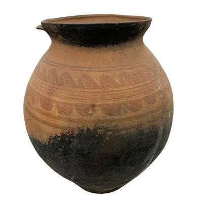 Antique Terracotta Vessel For Sale - Image 4 of 5