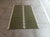 Handmade New Zealand Wool Dhurrie, Olive Green and White Diamond Rug- 6'x9' For Sale - Image 13 of 14