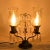 Antique French Girandole Waterfall Crystal Table Lamp For Sale - Image 9 of 10