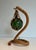1950s Mid-Century Modern Rope and green glass table lamp by Adrien Audoux & Frida Minet (Audoux Minet) For Sale - Image 12 of 12