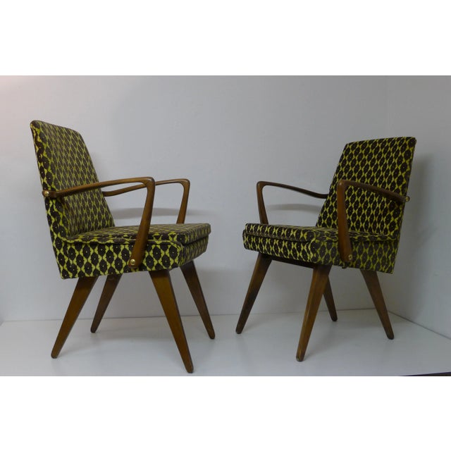 Set of Elevator Cocktail Chairs, 1950a For Sale - Image 10 of 11
