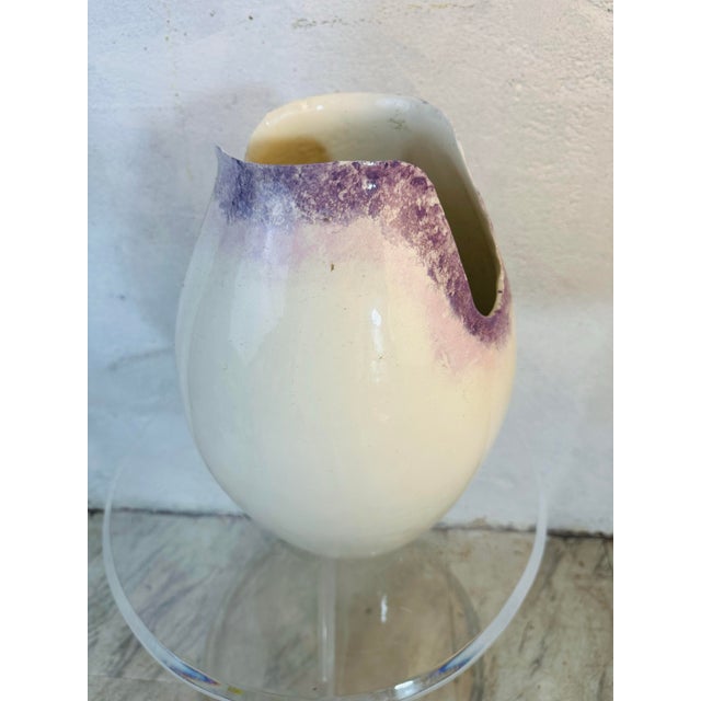 Large Vintage Studio Pottery Vase For Sale - Image 4 of 6