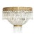 Bronze and Crystal Ceiling Lamp, 1960s For Sale - Image 4 of 8