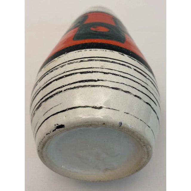 Small West Germany Ceramic Vase, Vintage Mid-Century Art Pottery For Sale In Miami - Image 6 of 6