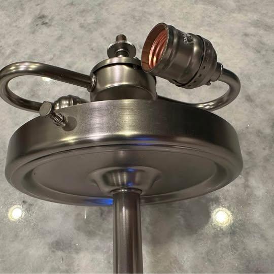 2020s Wide Pendant Light With White Glass Shade For Sale - Image 5 of 5