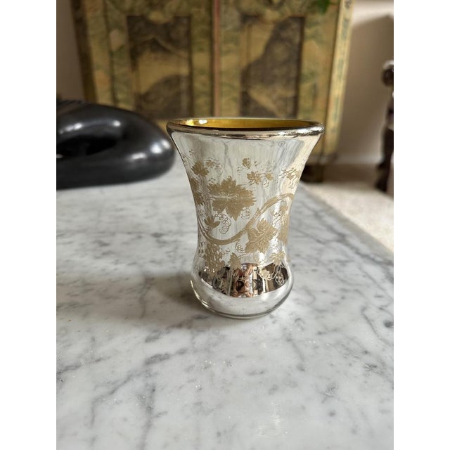 Bauernsilber Glass Cup, Germany, 1880s For Sale - Image 10 of 12