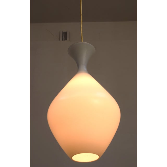 Vintage Italian Glass Suspension, 1960s For Sale - Image 4 of 12