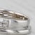 1.20ctw Leo Diamond Halo Engagement Ring Contoured Wedding Band 14k White Gold, Size 6 For Sale - Image 10 of 10