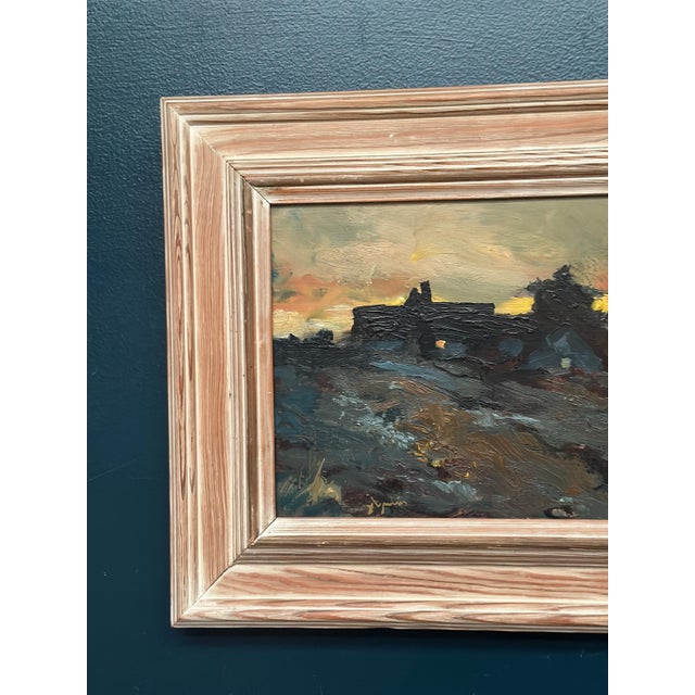 Modern Arne Aspelin, Atmospheric Landscape, 1950s, Oil on Panel, Framed For Sale - Image 3 of 15