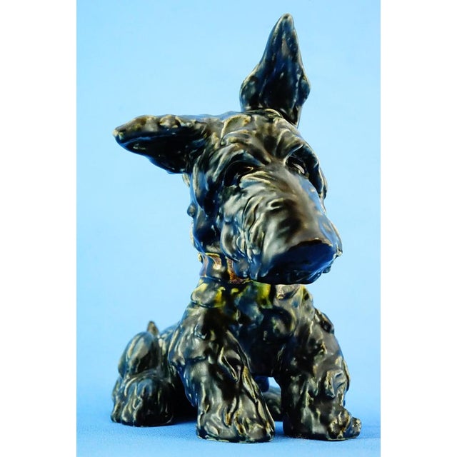 20th Century Ceramic Scottish Terrier Scottie Dog Sculpture by Ida Meisinger for Goldscheider For Sale - Image 9 of 18