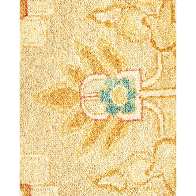 Moroccan Vintage Moroccan Hand Knotted Wool Area Rug, Gold - 8'2" X 9'10" For Sale - Image 3 of 9