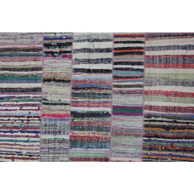 A beautiful antique Patchwork Rug . It's in very good condition, practically new. This Patchworks rug is produced of older...