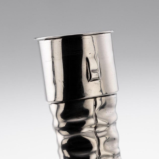 Antique 20th Century English Silver Novelty Jockey Condiment Set, 1908, Set of 6 For Sale - Image 12 of 18