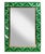 Gold Italian Handmade Wall Mirror with Brass Frame and Murano Glass For Sale - Image 8 of 8
