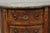 Wood Antique French Louis XV Style Demilune Marble Top 4 Drawer Nightstand Table Pair For Sale - Image 7 of 18