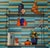 Mid-Century Modern Mid-Century Modern String Shelves in Medium Brown Wood, 2 Black Ladders, 1960s For Sale - Image 3 of 13