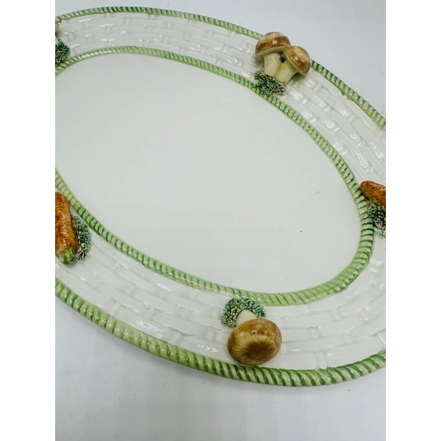 Ceramic Trompe L’oeil Italian Platter For Sale - Image 7 of 11