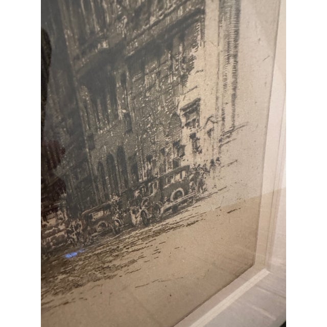Tan 1920s Signed Luigi Kasimir Etchings - Set of 2 For Sale - Image 8 of 17