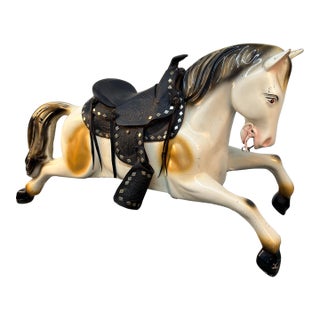Vintage Mechanical Coin-Operated Powered Children's Ride-on Horse For Sale