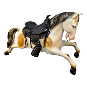 Vintage Mechanical Coin-Operated Powered Children's Ride-on Horse