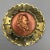 Wall Plates Influential Composers Stamped on Yellow Brass and Butterfly Filigree Made in England-Set of 6 For Sale In Sacramento - Image 6 of 13