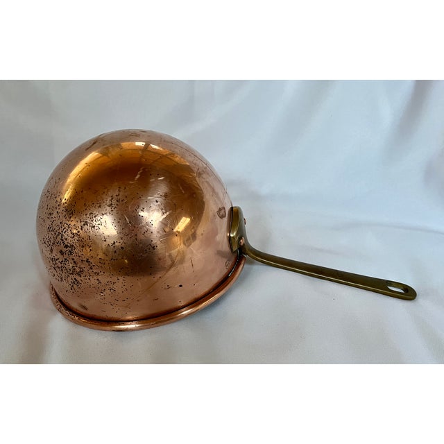 Vintage French Villedieu Copper Zabaglione/Custard Pan Chairish