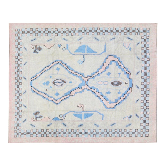Contemporary Moroccan Modern Wool Rug,8'X10' For Sale