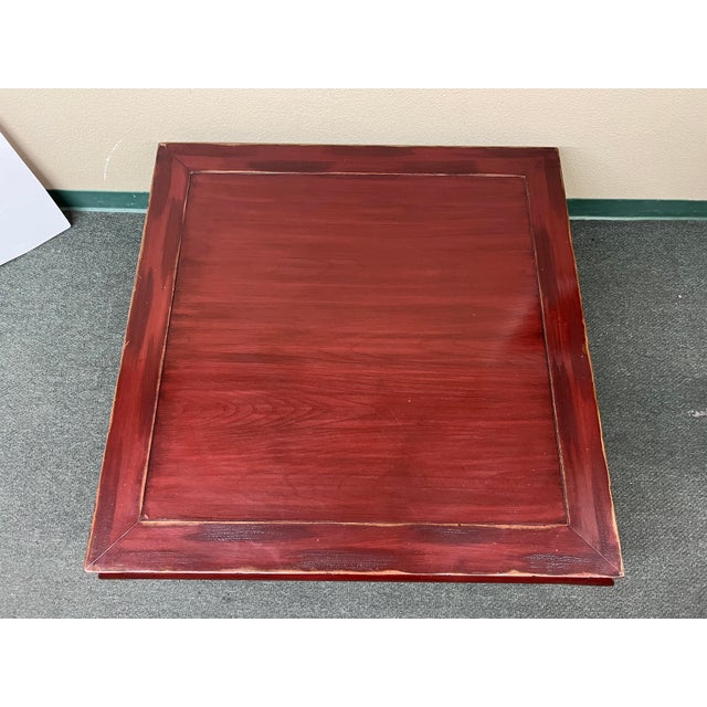 Ethan Allen Ming Dynasty Red Coffee Table Chairish