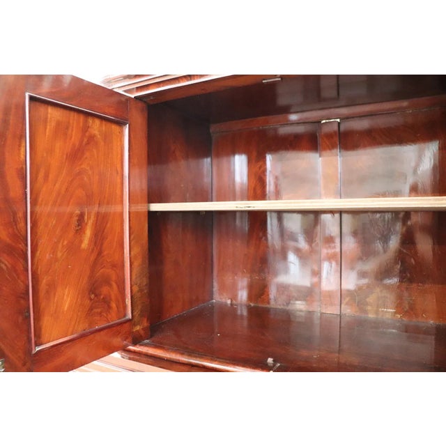 Antique Mahogany Tall Chest of Drawers, 1850s For Sale - Image 12 of 16